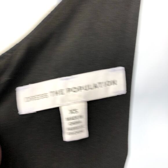 DRESS THE POPULATION Charlie Sequin Jumpsuit XS Pink Magenta Sleeveless NWOT - Picture 10 of 10